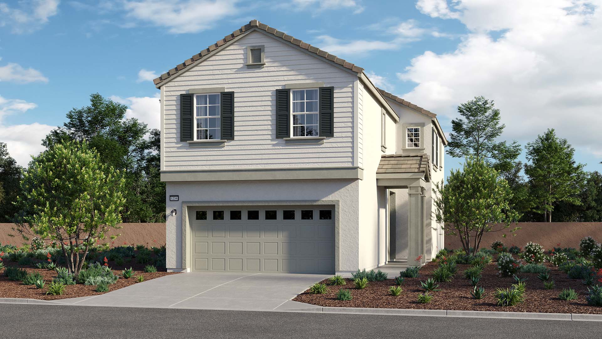 American Traditional Elevation | Residence 1 | Acacia at The Arboretum
