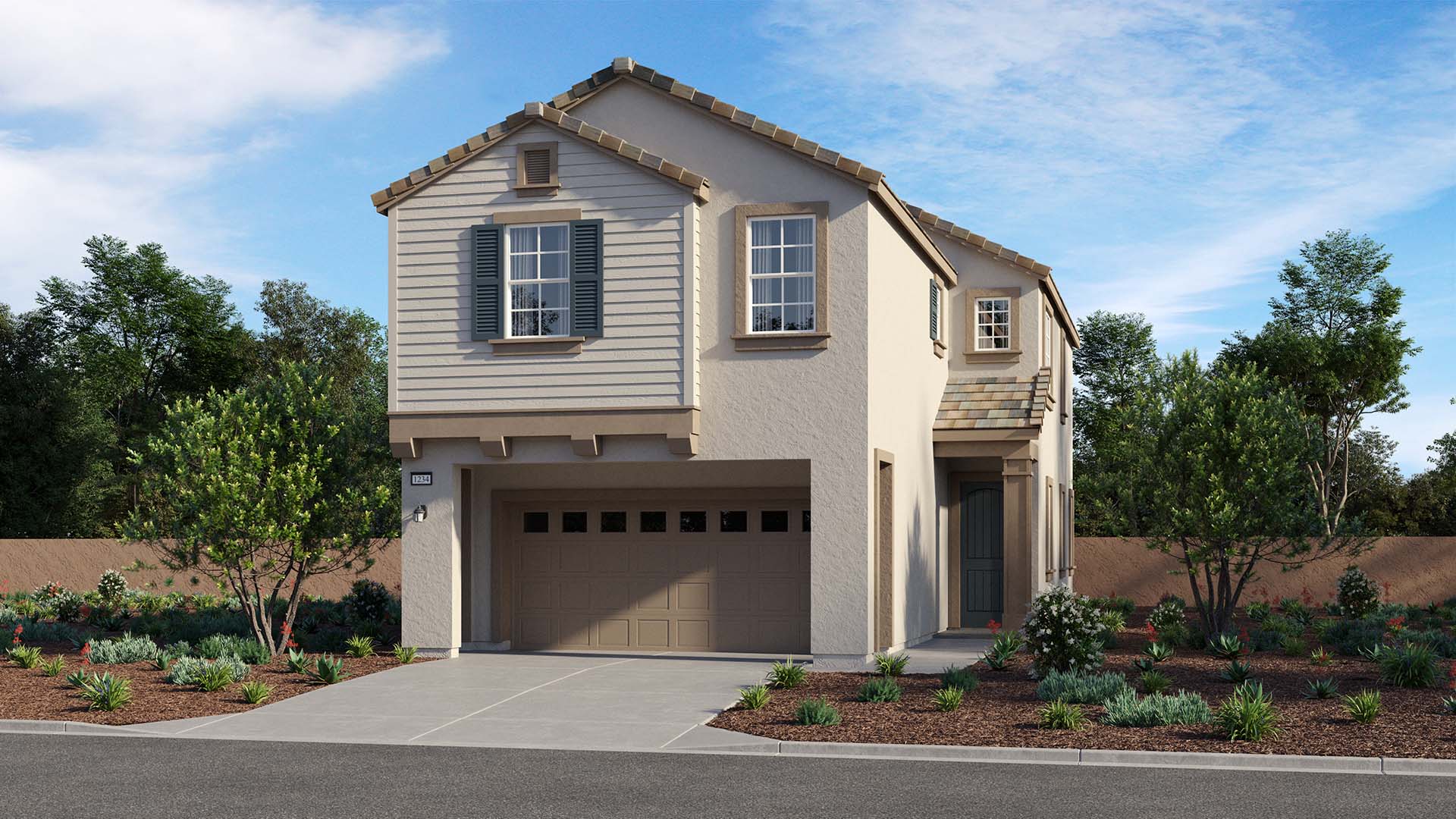 American Traditional Elevation | Residence 3 | Acacia at The Arboretum