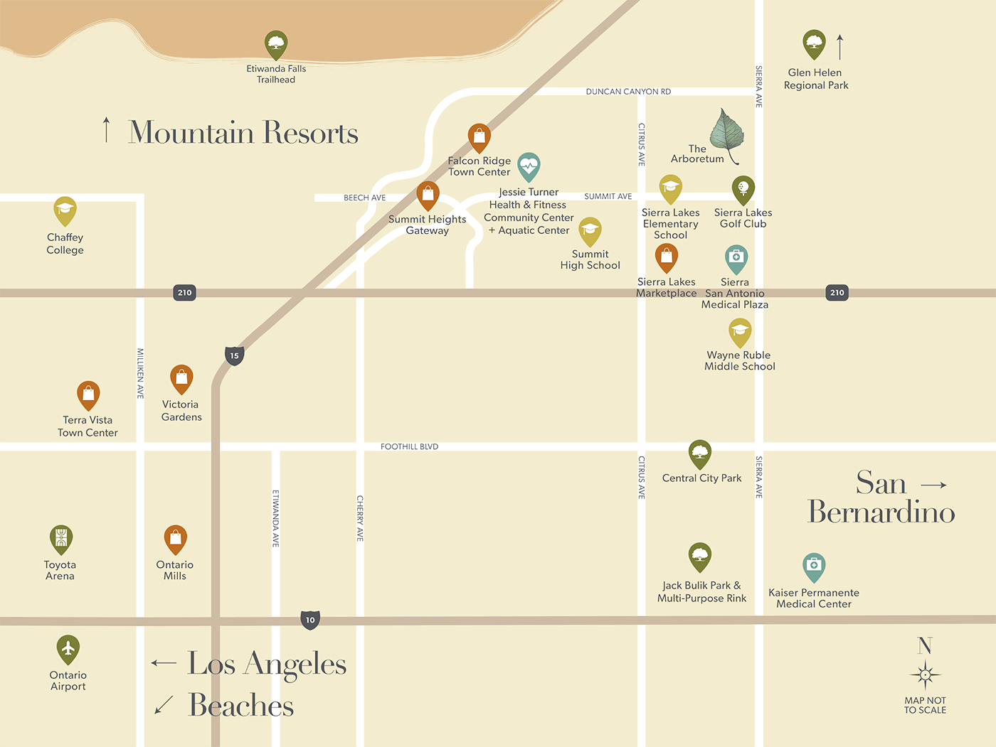 Area Map - The Arboretum