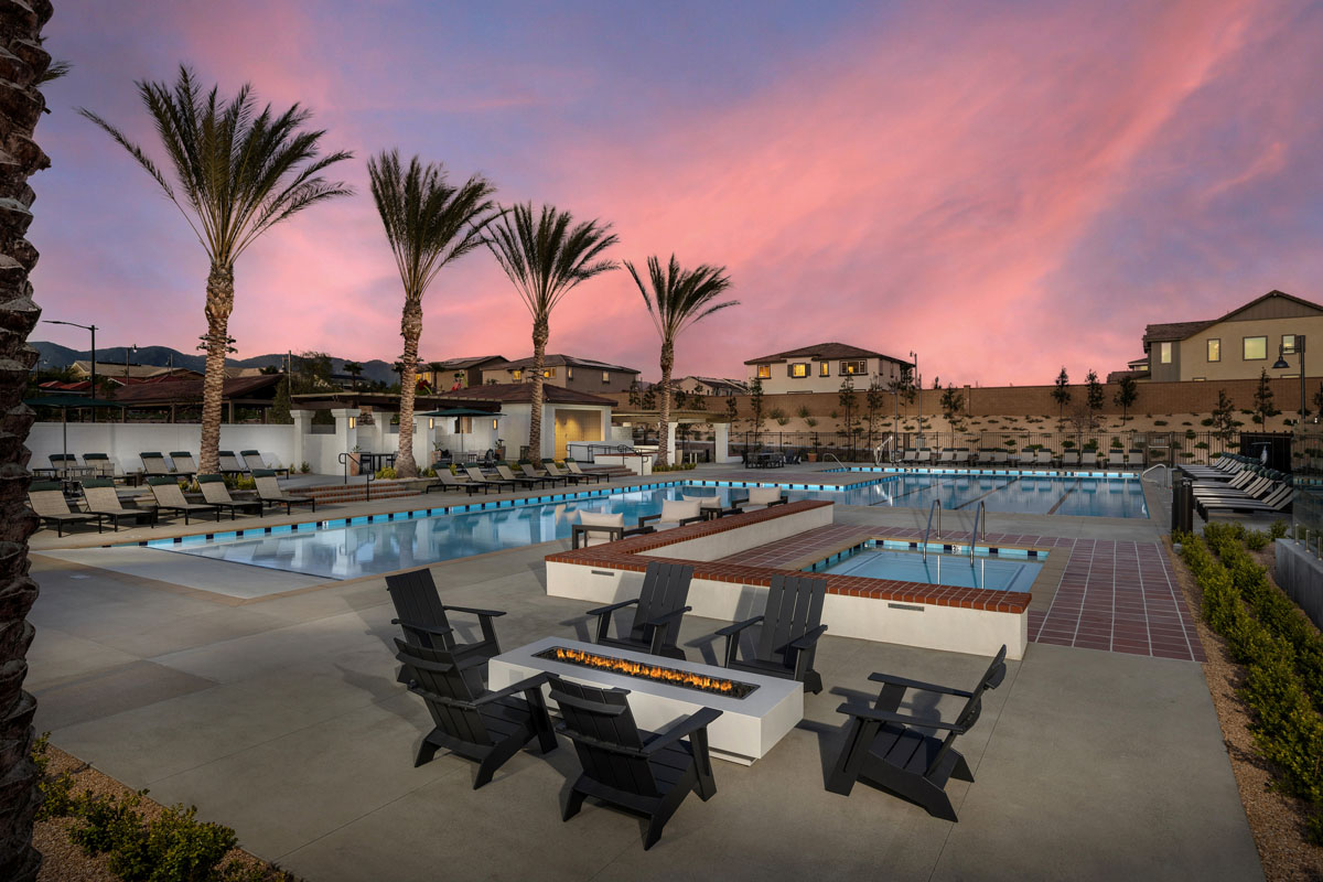 Resort Pool Sunset | The Arboretum