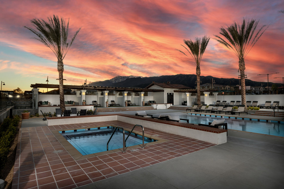 Resort Pool Sunset | The Arboretum