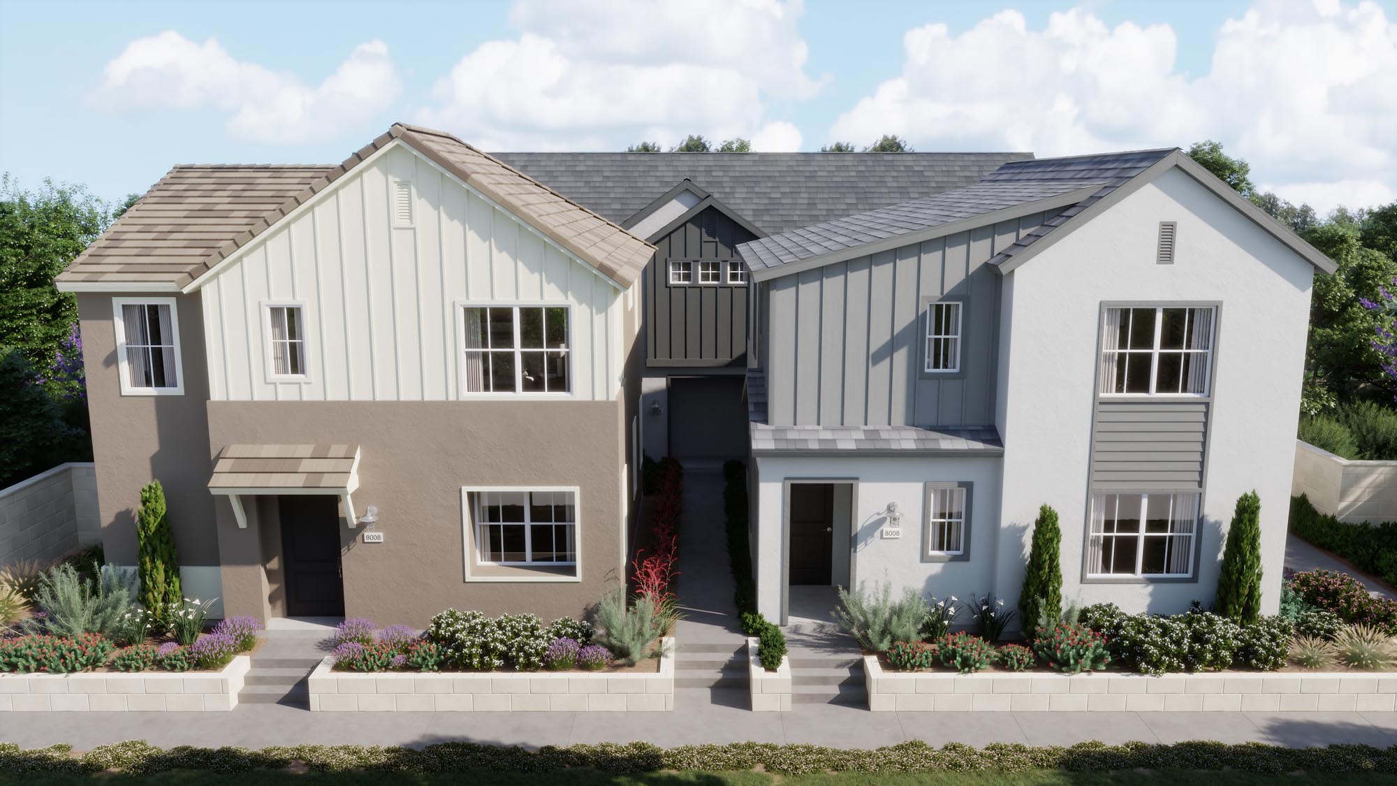 Elevation B – Aerial | Trellis at The Arboretum