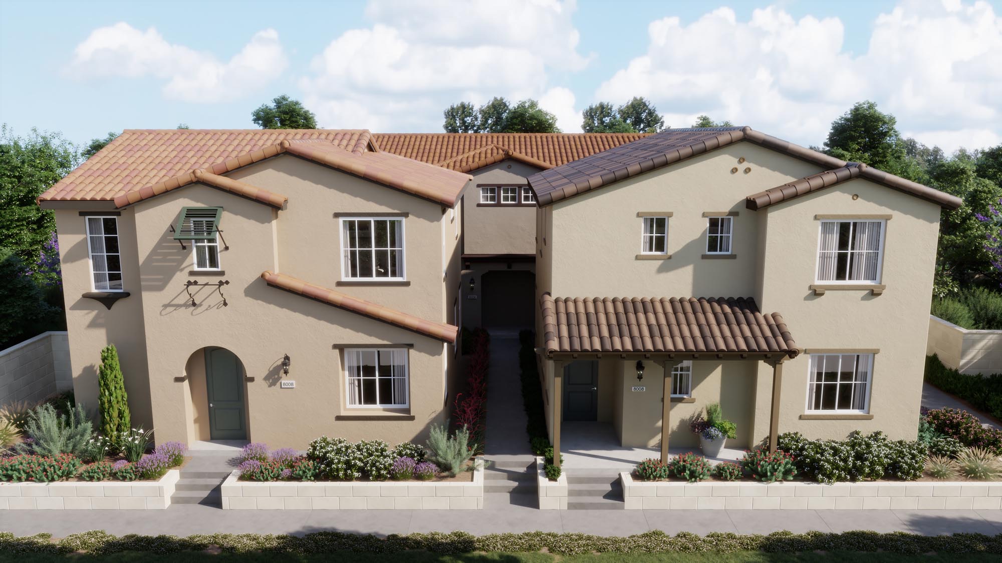Elevation C – Aerial | Trellis at The Arboretum